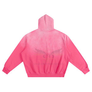 Quá Khổ thời trang dạo phố sunfade hoodie biểu tượng tùy chỉnh cotton sunfade hoodie pha trộn cho nam giới trong kho - Product Image 2