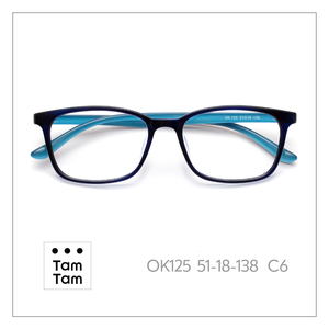TamTam Excelentes Monturas Ópticas Cuadradas Unisex C21 TR90 con Protección Anti-Luz Azul, Montura Completa, Ligeras, EMS Grilamid TR105 - Product Image 3