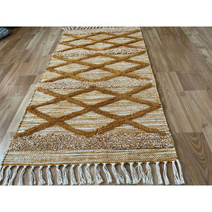 Tapis antidérapant pour salon de maison moderne tissé à la main en coton lavable de haute qualité au prix de gros - Product Image 1
