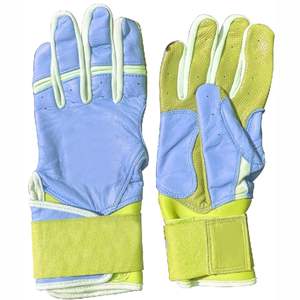 Vente flash - Gants de frappe de baseball professionnels pour adultes, logo personnalisé, paume en cuir véritable, écologiques, durables, entraînement, XXL - Product Image 5