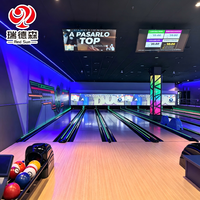 Équipement professionnel de bowling pour adultes, système complet de piste de bowling à 10 quilles conforme aux réglementations USBC avec machine de notation
