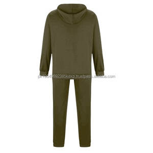 Conjunto Deportivo para Hombre 100% Algodón, Conjunto de 2 Piezas, Sudadera con Capucha y Pantalones Largos para Otoño e Invierno, con Bolsillo Tipo Canguro - Product Image 4