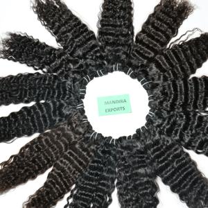 <b>Cheap</b> 100% Unprocessed Raw Double Weft Virgin Hair Cuticle Aligned Wholesale Indian Bundles Curly Human Hair <b>Extensions</b> - Product Image 6