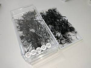 Nuevo y caliente estilo coreano Pbt fibra 1000 caja 0,03mm a 0,20mm 12D ventiladores Promade sueltos hechos en Vietnam - Product Image 4