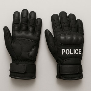 Gants tactiques en polyester à logo personnalisé, résistants aux coupures, compatibles avec les écrans tactiles, protection demi-doigts pour une utilisation en extérieur - Product Image 1