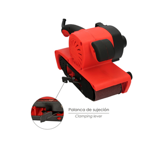 Levigatrice a Nastro da 800 Watt Con sacco per l'estrazione della polvere - Product Image 4