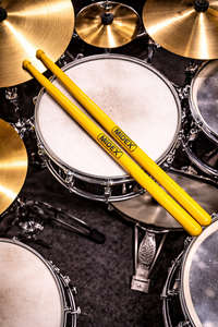 Baquetas Midex GFK-801YL 5A de Poliamida Irrompible - Acabado Morado - Alta Durabilidad - Hechas en Gaziantep - Product Image 3