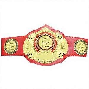Cinturón de Campeón de Cuero de Grado Profesional, Diseñado para Boxeo y Eventos Deportivos de Grappling - Product Image 1