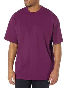 Camiseta Casual Vintage Oversize para Hombre, Tejido de Punto Suave, Suministro al por Mayor, Corte Holgado, 100% Algodón, 300g, Antiarrugas, Transpirable - Product Image 3