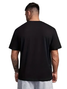 เสื้อยืดคอกลมแขนสั้นสำหรับผู้หญิงและผู้ชายเสื้อยืดผ้าฝ้าย100% โอเวอร์ไซส์ลายกราฟิกสีดำโอเวอร์ไซส์ออกแบบได้ตามต้องการ - Product Image 5