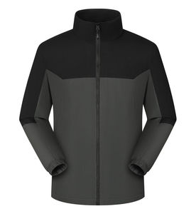 Chaqueta Softshell de invierno Unisex cómoda de alta calidad para hombres, Abrigo acolchado transpirable resistente al agua negro a prueba de viento, calidez - Product Image 4
