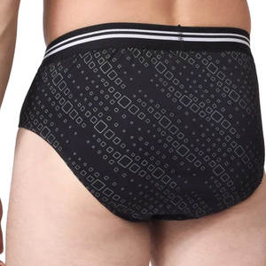 Sous-vêtements imprimés avec logo personnalisé pour hommes bonne qualité nouvelle arrivée slips pour hommes vierges unis sous-vêtements - Product Image 6