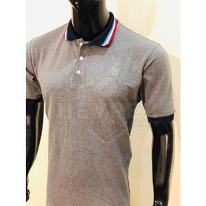 T-shirt polo anti-boulochage respirant personnalisé de haute qualité 100% coton polos de golf hommes polo chemise - Product Image 1
