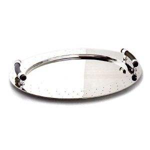 Plateaux ronds en acier inoxydable de haute qualité, écologiques, pour restaurants, buffets, vaisselle - Product Image 6