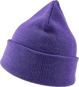 Gorro de Jacquard de lana 100% unisex, diseño de logotipo personalizado, gorro de invierno suave para playa y viajes, impresión Digital, marca OEM - Product Image 1