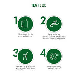 Jus de Dabur Giloy Ras, un litre, jus d'herbes ayurvédiques naturel pour soutenir le système immunitaire, détoxification du corps, pour approvisionnement en vrac en provenance d'Inde - Product Image 3