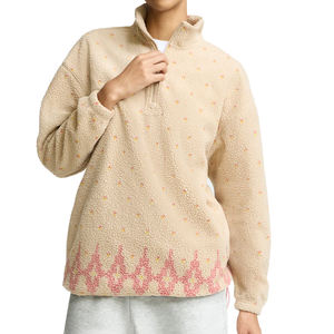 Nouveau pull en polaire à col montant demi-zippé de qualité supérieure, unisexe, logo frontal, doux, chaud, décontracté, sweat-shirt d'extérieur - Product Image 1