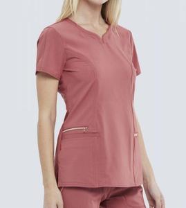 Uniforme de Enfermera Profesional de la Mejor Calidad, Uniforme de Trabajo con Cuello Redondo Colorido para Mujer, Uniformes Médicos - Product Image 1