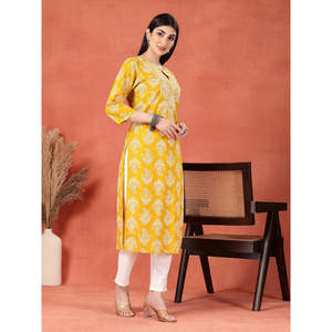 Haut pour femme en popeline de coton respirante, coupe droite, imprimé floral cachemire, col en V, broderie au fil, taille XL - Product Image 5