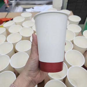 Gobelet en papier kraft personnalisé de haute qualité avec impression de logo, 16 oz, paroi ondulée bio en PLA, gobelet à café jetable pour les États-Unis et l'Europe - Product Image 1