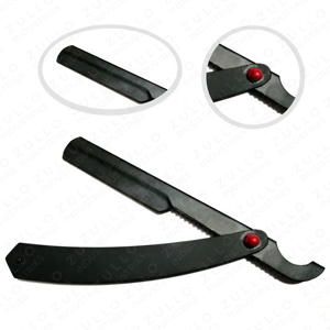 Navaja de Afeitar Profesional Plegable con Hoja de Acero Inoxidable y Mango de Madera, Herramienta de Barbería, Logotipo Personalizado, Proveedor OEM - Product Image 6