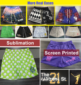 Pantalones cortos de baloncesto atléticos para correr de nailon/algodón de mayor calidad con logotipo personalizado OEM 2 en 1, forro transpirable, gimnasio, malla para el sudor, pantalones cortos para hombre - Product Image 2