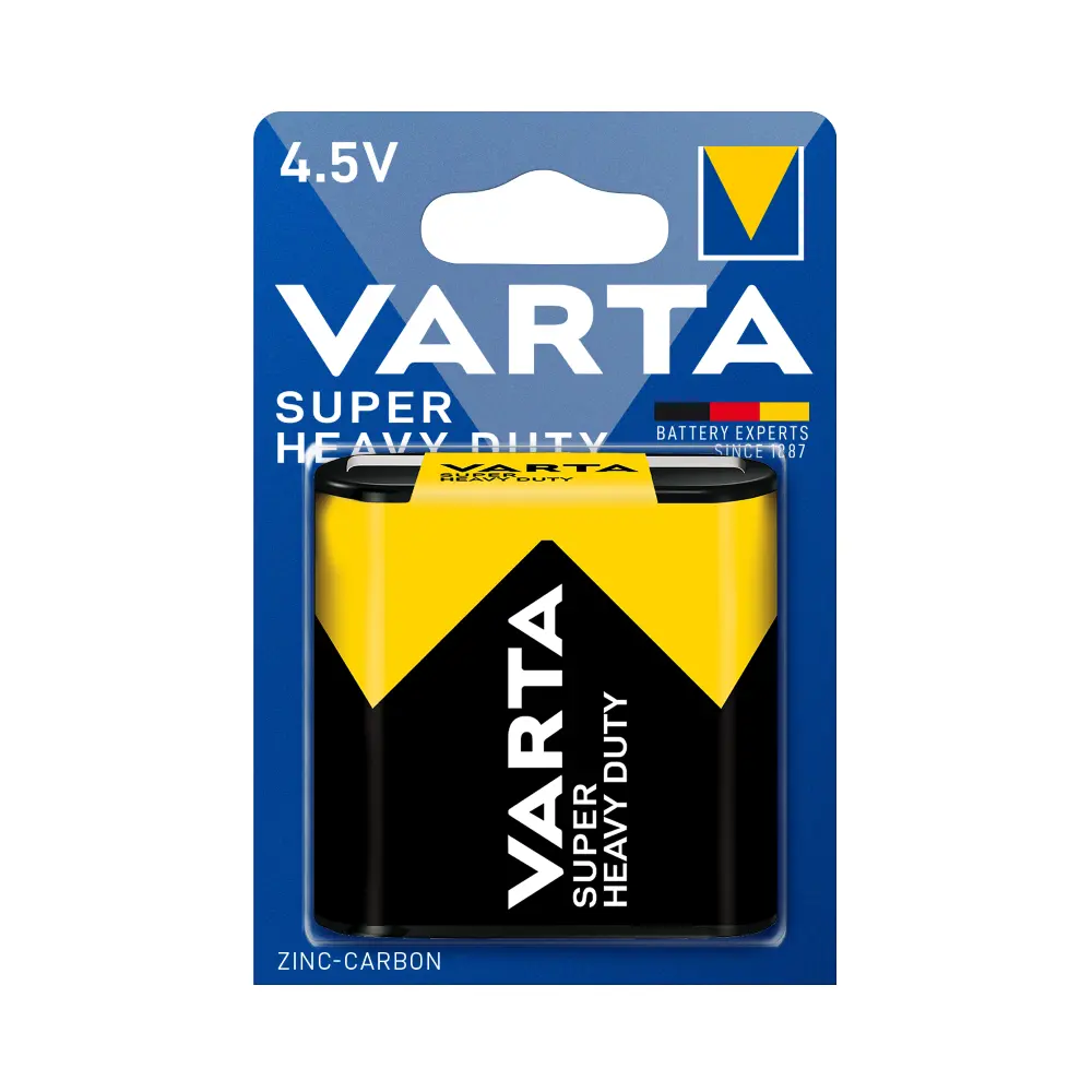 Varta 2012 Superlife 1x 물집 3R12 플랫 배터리/배터리