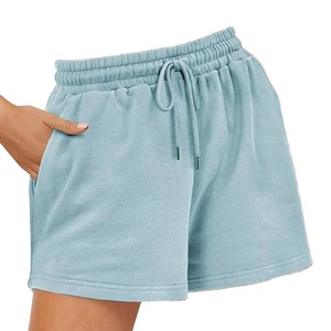 Pantalones Cortos Deportivos de Felpa Personalizados para Mujer, 100% Algodón, Alta Calidad, Casuales, para Gimnasio, Precio Razonable, BY BS 2026 - Product Image 3