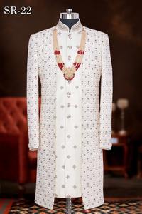 ซื้องานแต่งงานอินเดีย Indowestern Sherwani เจ้าบ่าวเชอร์วานีเชอร์วานีออนไลน์ในอินเดีย - Product Image 2