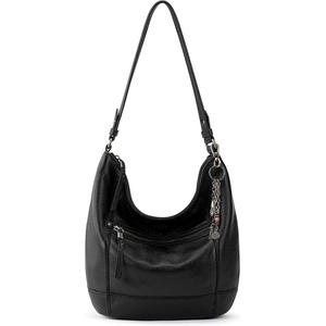 Sac hobo en cuir de vache véritable pour femmes Sac à main en cuir souple de luxe - Product Image 2