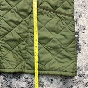 Chaqueta acolchada personalizada para hombre, cuello de PANA con aislamiento ligero, cierre a presión y bolsillos frontales, resistente al agua - Product Image 2