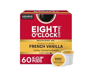 กาแฟเอทโอค'คลอค รสเฟรนช์วานิลลา แบบแคปซูล K-Cup สำหรับชงเดี่ยว คั่วระดับกลาง บรรจุ 60 แคปซูล - Product Image 1