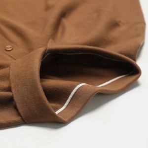 เสื้อโปโลสำหรับผู้ชายเสื้อโปโลสำหรับใส่ตีกอล์ฟเสื้อโปโลแขนโลโก้โพลีเอสเตอร์ธรรมดาที่กำหนดเองได้ - Product Image 2