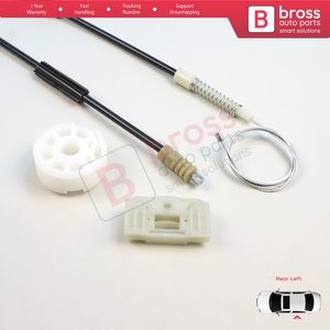 Kit de Reparación de Elevalunas Trasero Izquierdo BWR970 para Clase S W140 1992-1999 Sedán de 4 Puertas 1407301146 - Product Image 6