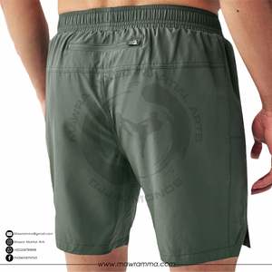 Shorts Deportivos Mawra MMA Elásticos de Secado Rápido, Spandex/Poliéster, Alta Calidad, Logotipo Personalizado Bordado/Impreso, Unisex, Venta al Por Mayor - Product Image 6