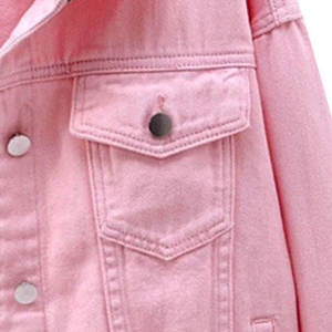 Ropa de moda, chaqueta de mujer de alta calidad, abrigos para damas, producto de tendencia superior, chaqueta vaquera con cuello vuelto para mujer - Product Image 5