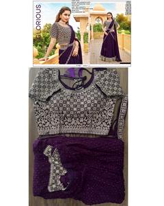 Dernier modèle Tenue tendance de styliste moderne Georgette avec broderie Lehenga Choli exportateur dans le monde entier - Product Image 4