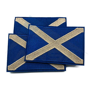 Colección 2024 Parches bordados personalizados de alta calidad Tela de PVC para planchar Lentejuelas de fieltro 100% Algodón Logotipo impreso al por mayor - Product Image 1