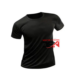 Venta al por mayor hombres camiseta de poliéster personalizado básico liso hombres o cuello camisetas de secado rápido hombres camisetas transpirables con personalización - Product Image 4