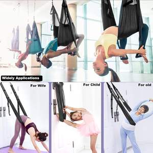 Para la mejor venta IRIS Pink cintura espalda pierna estiramiento correa/Yoga Fitness banda pierna estiramiento ayudar entrenador Oga Camilla - Product Image 4