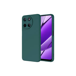 Coque en silicone TPU vert foncé de qualité supérieure JoieCreatif Mara Launch Edition avec revêtement électrolytique pour Realme 11 4G - Product Image 1