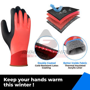 Gants imperméables de qualité supérieure Gants imperméables de fabrication professionnelle en gros Gants imperméables de marque privée - Product Image 2