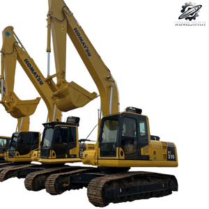 Excavatrice sur chenilles d'occasion Komatsu 210, marque japonaise d'origine, 21 tonnes, excavatrice sur chenilles de taille moyenne, excavatrice d'occasion - Product Image 6