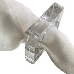 Industrial Design Acrylic Napkin Rings Square Shaped Indoor <b>Kitchen</b> <b>Accessories</b> Best Quality Napkin Holder New Design Ornament - Product Image 2