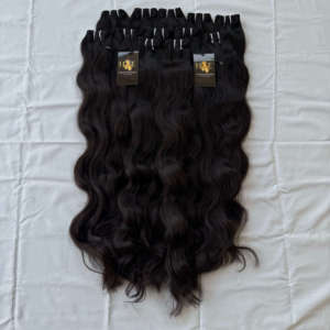 Lots de Cheveux Ondulés Indiens de Temple, Cheveux Indiens Bruts Non Traités, Fournisseur de Cheveux Humains Vierges Bruts d'un Seul Donneur - Product Image 6