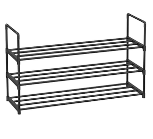 Meuble en fer noir Meuble industriel vintage avec cadre en fer Présentoir disponible au prix de gros - Product Image 1