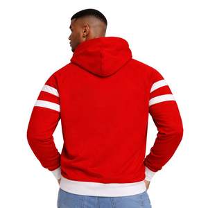 Sudadera con Capucha Kappa Alpha Psi, Talla Real, Roja y Blanca, Felpa, 350 GSM, 80% Algodón, 20% Poliéster, Logotipos Bordados, Bolsillos con Cremallera - Product Image 2