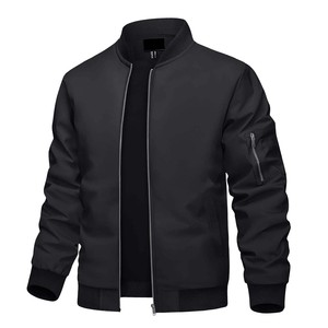 Blouson d'aviateur OEM de nouveau design de haute qualité en nylon zippé pour l'hiver, blouson d'aviateur respirant de style urbain pour homme, vente en gros - Product Image 2