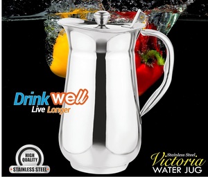 Stainless Steel Lightweight <b>Pitcher</b> Built for Easy Carrying Eco-Friendly Dishwasher Safe Refreshment Serving Outdoor Events - Product Image 6
