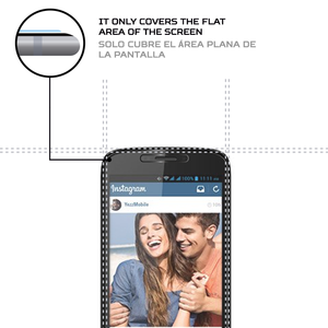 Protecteur d'écran antichoc pour téléphone portable Yezz Andy 5.5EI Premium - Product Image 3